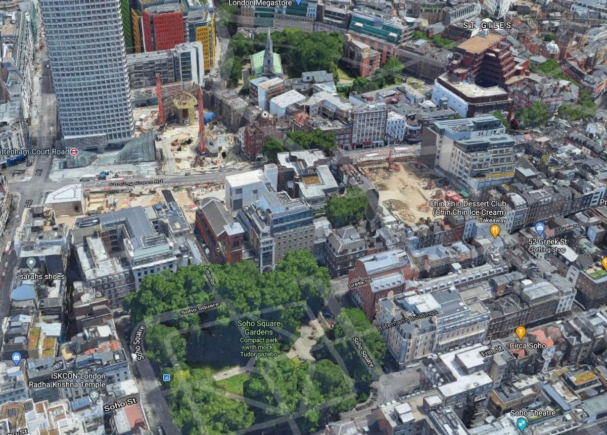 Construction race Charing Cross